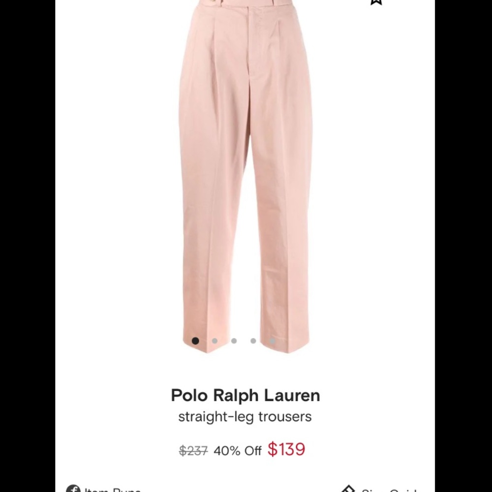Polo Ralph Lauren straight leg trousers